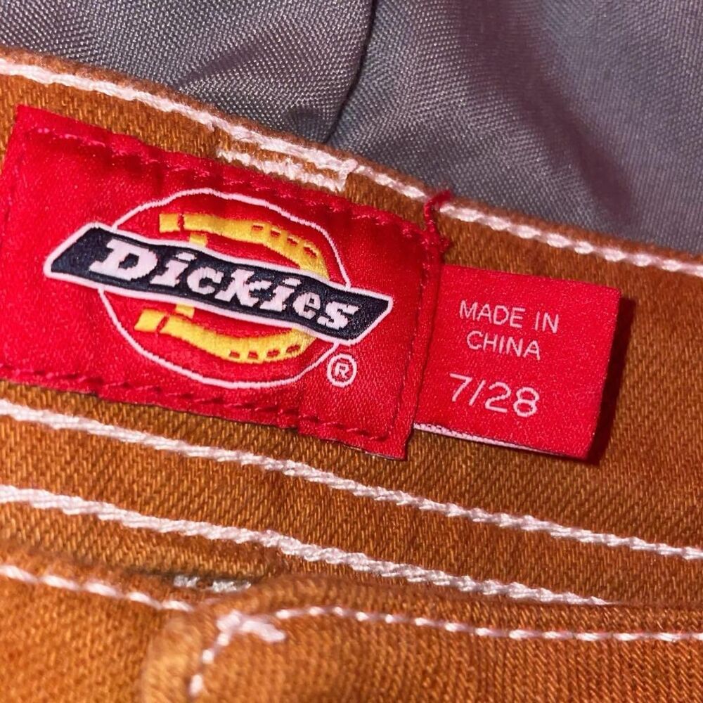Dickies Women's Orange and Tan Trousers - Picture 2 of 2